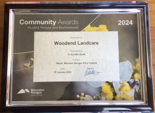 community award woodend landcare